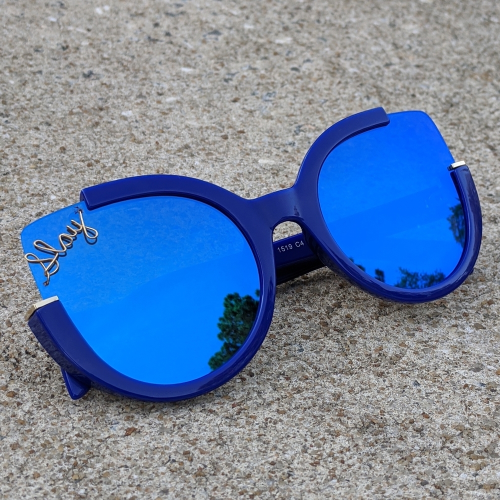 Personalized "slay" Cat Eye Sunglasses